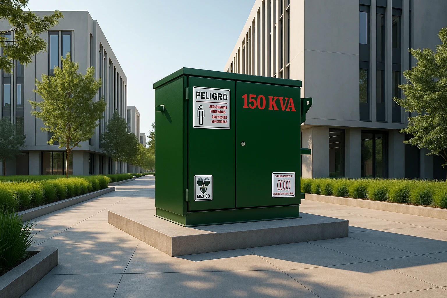 transformador de pedestal trifásico